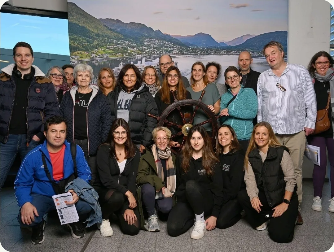 Gruppenfoto des Teams beim Betriebsausflug